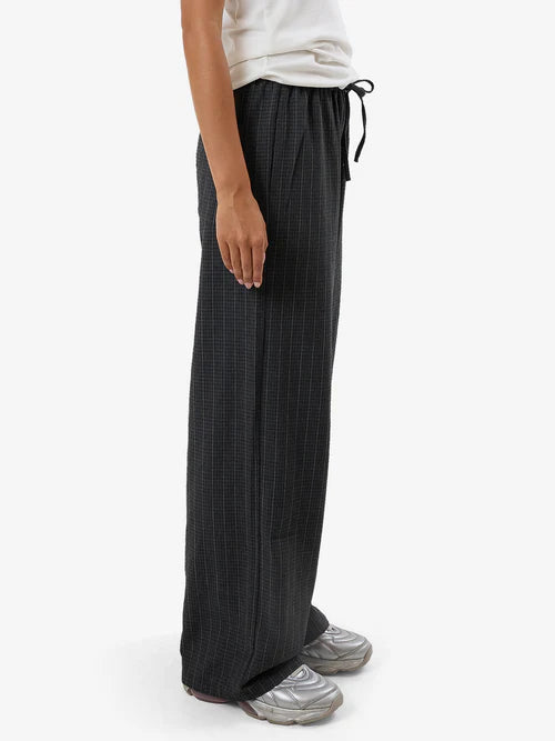 THRILLS // Colby Drawstring Pant CHARCOAL PINSTRIPE