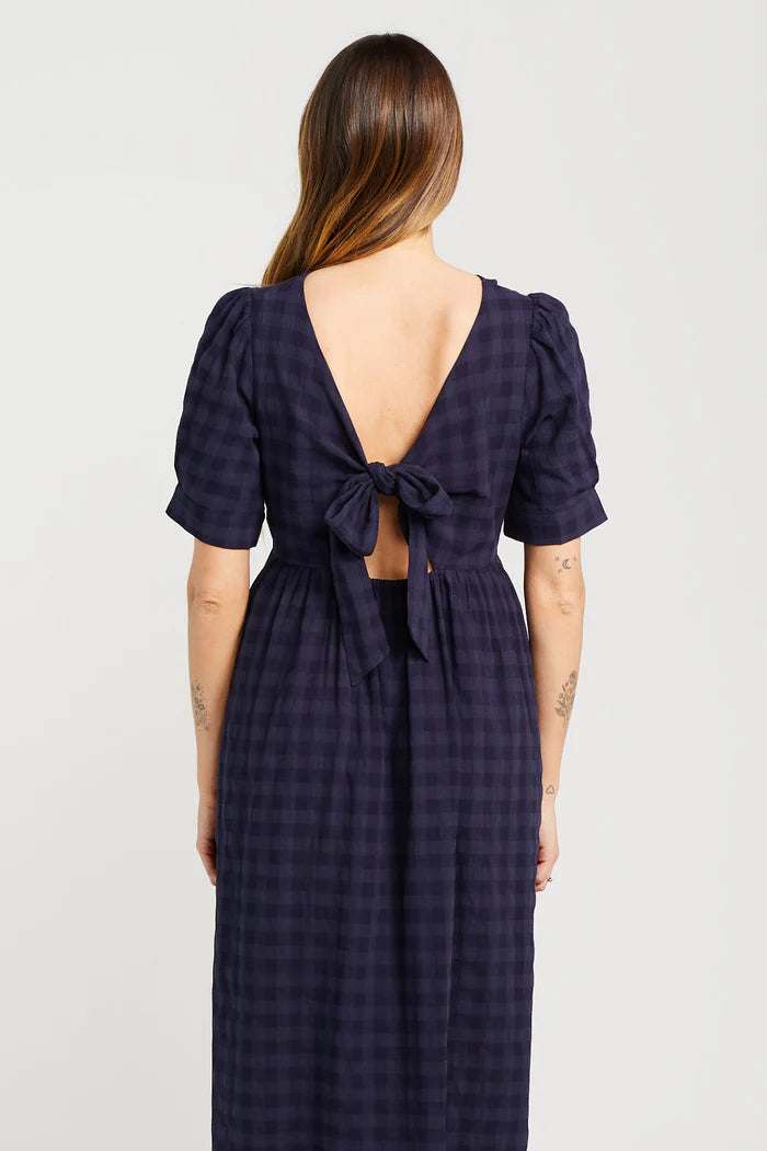 THING THING // Dazzling Dress NAVY CHECK