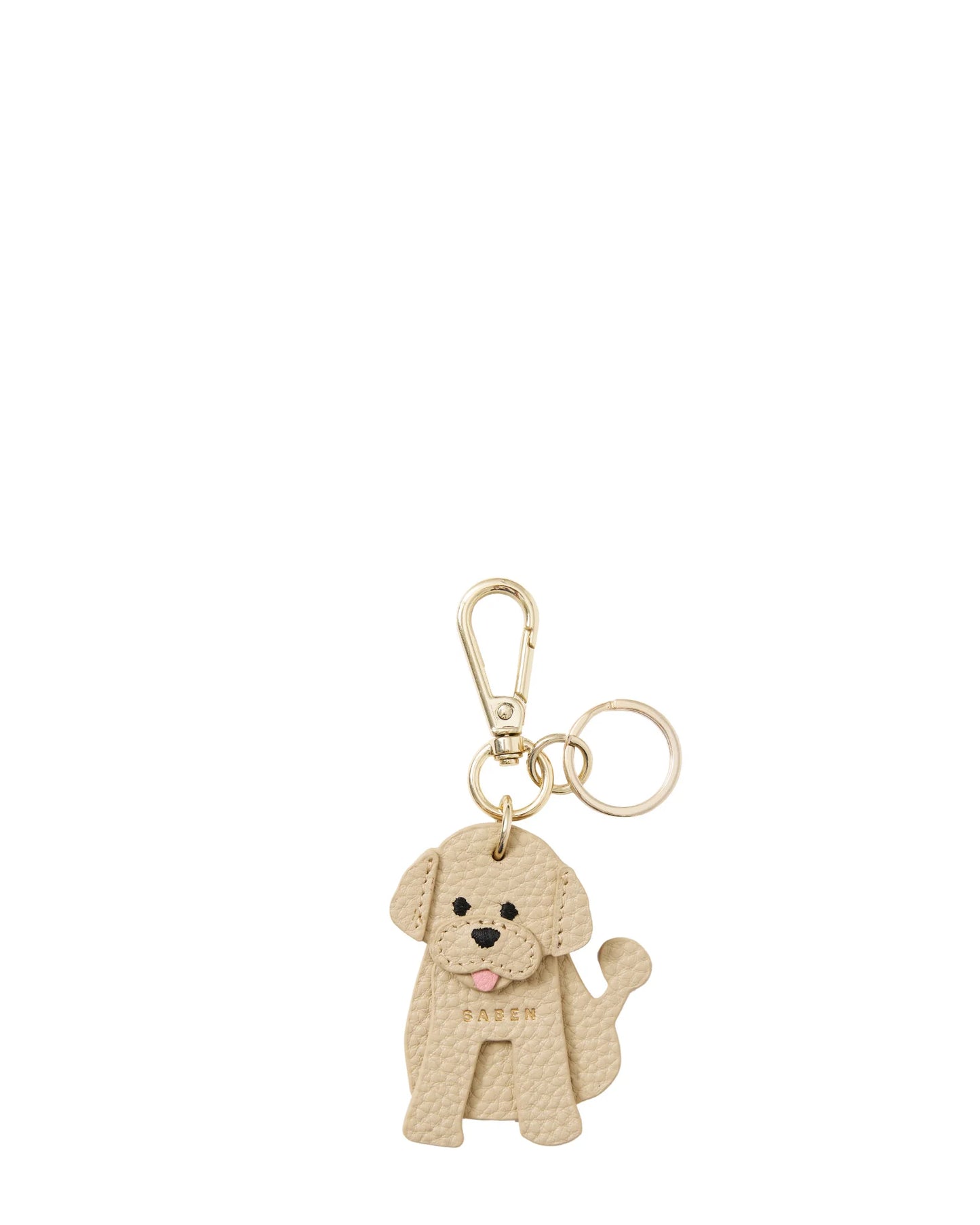 SABEN // Charm Keyring Didi Dog BISCOTTI