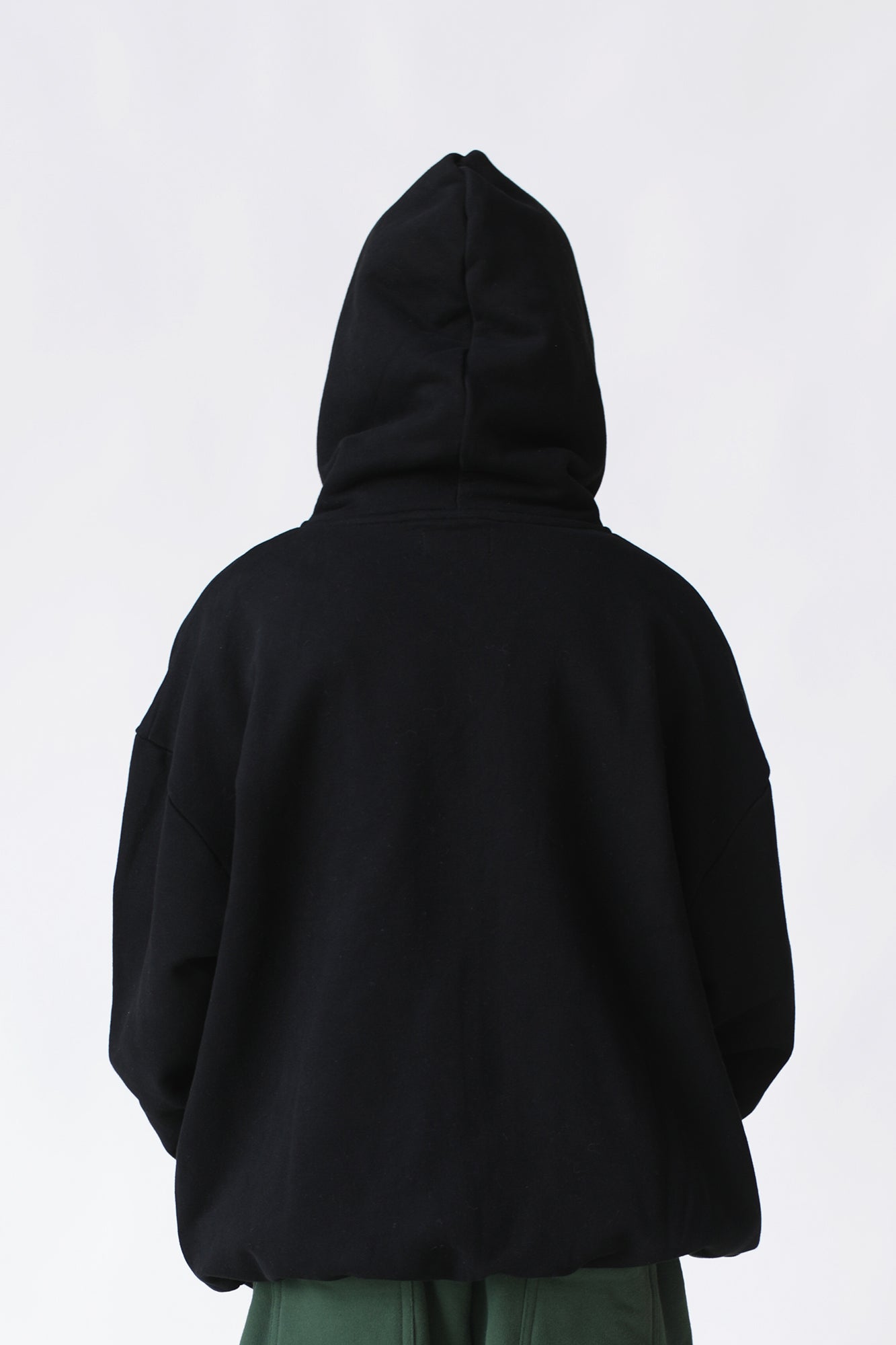 GOOD GOODS // Dillon Zip Hood VARSITY PRINT BLACK