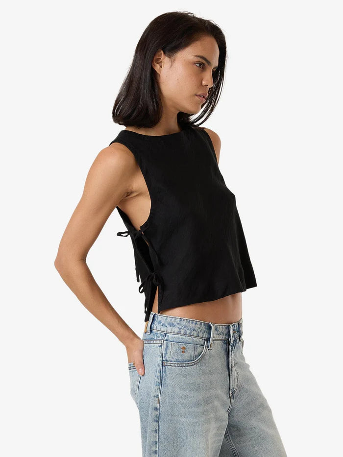 THRILLS // Ember Tie Top BLACK