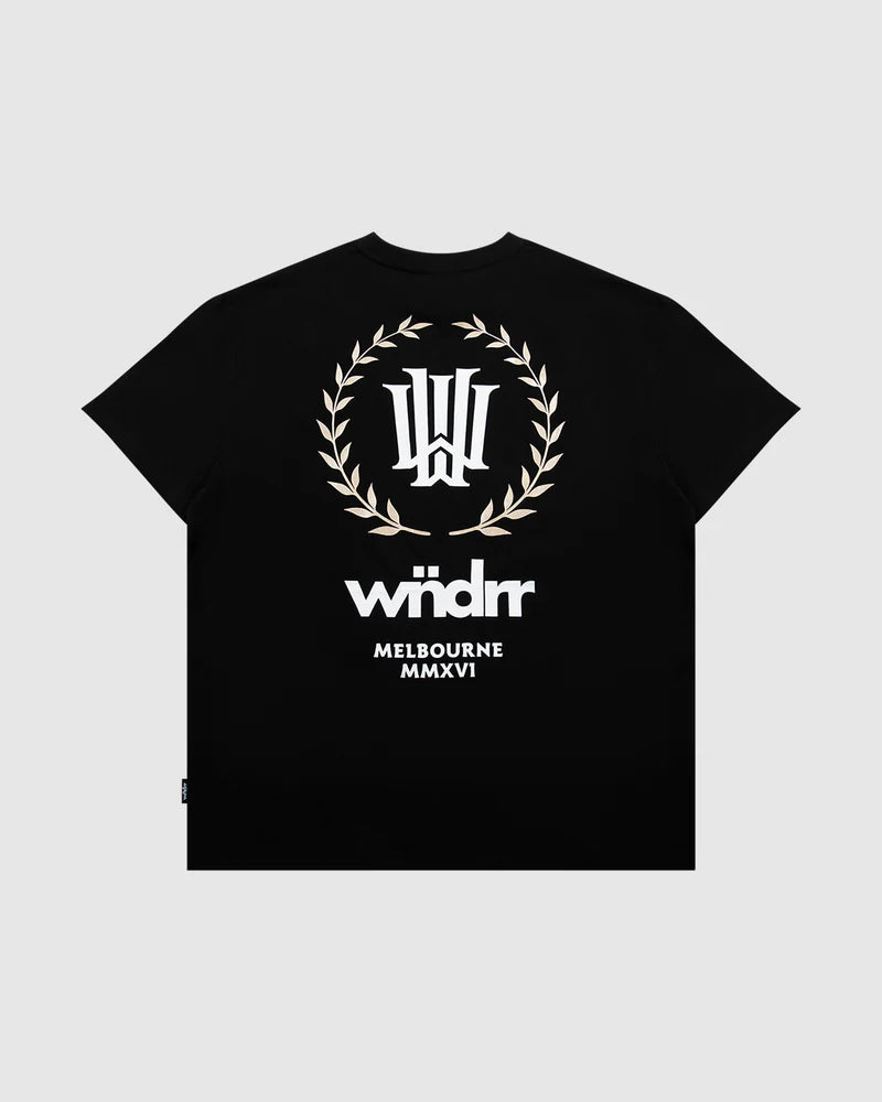 WNDRR // Emperor Box Fit Tee BLACK