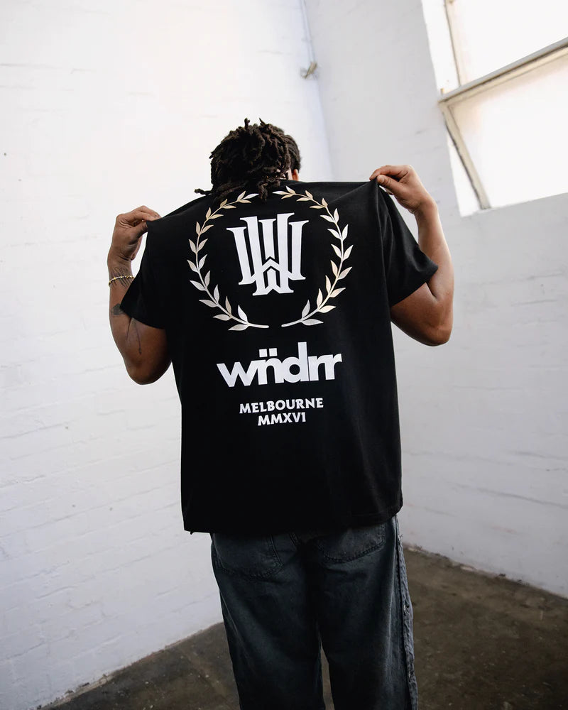 WNDRR // Emperor Box Fit Tee BLACK