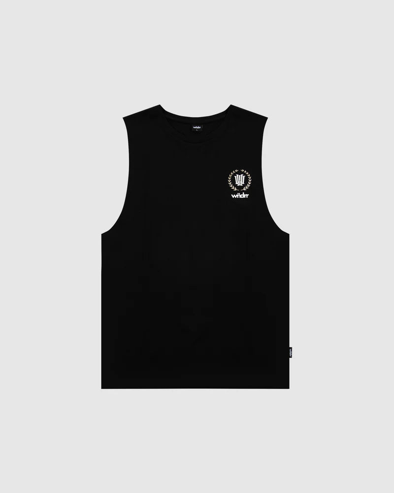 WNDRR // Emperor Muscle Top BLACK