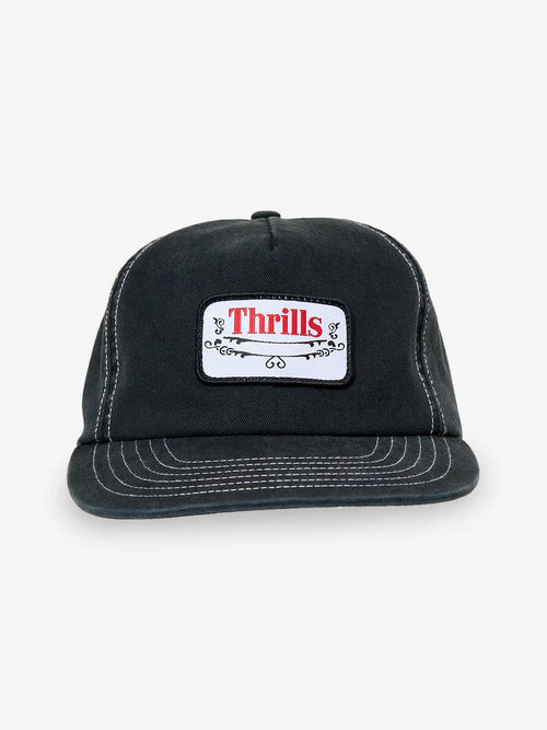 THRILLS // Eternal Outlaw 5 Panel Cap BLACK