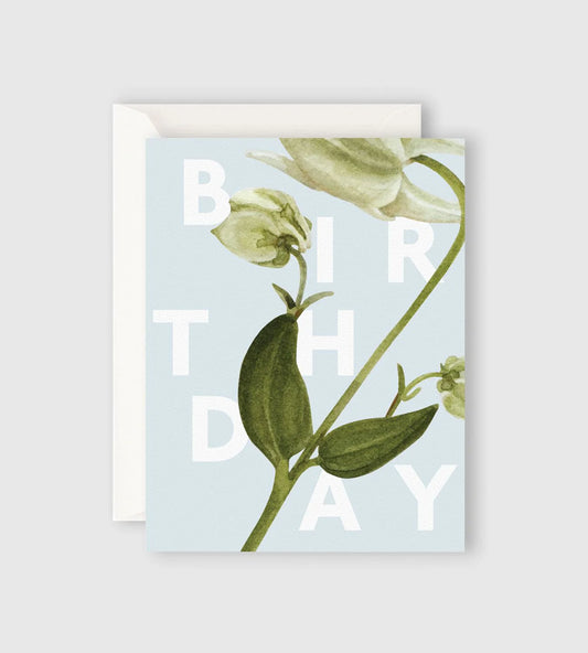 FATHER RABBIT // Card FLORAL BIRTHDAY