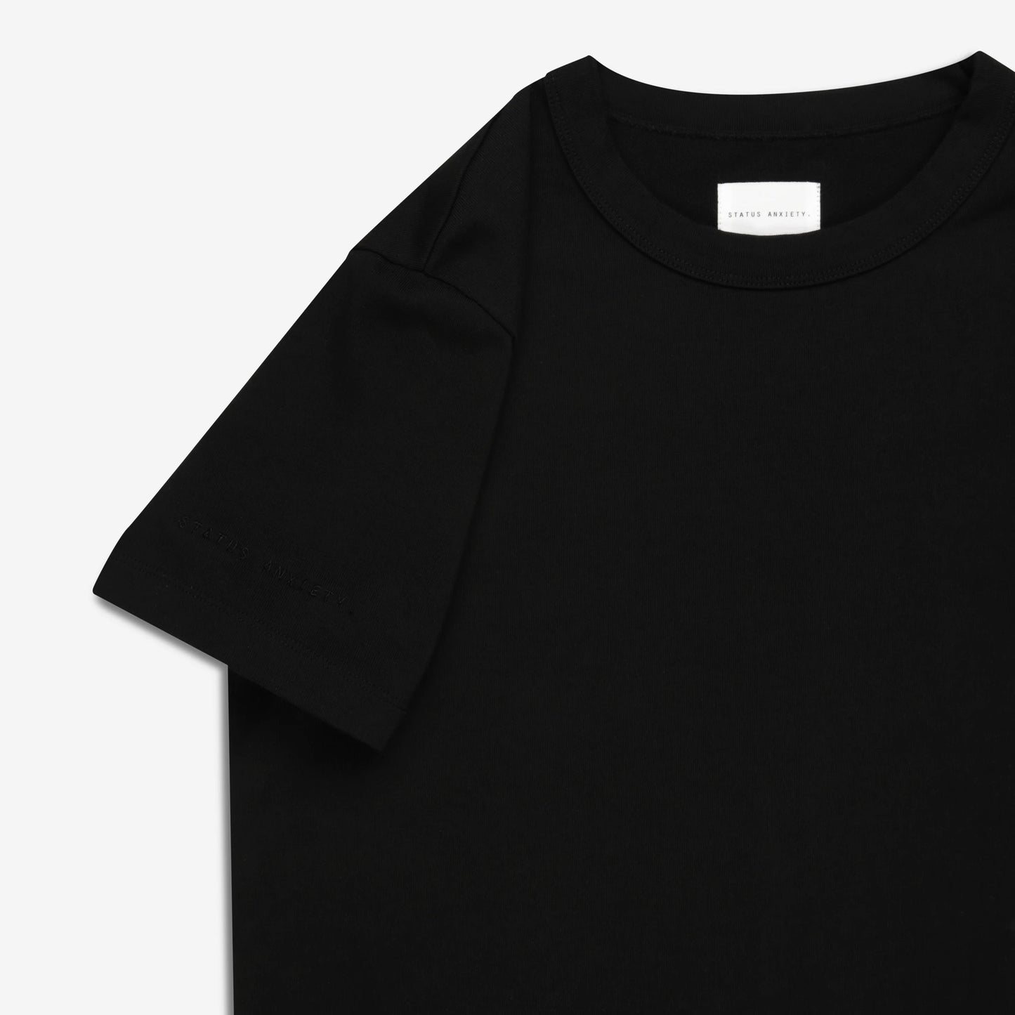 STATUS ANXIETY // Feels Right Tee SOFT BLACK