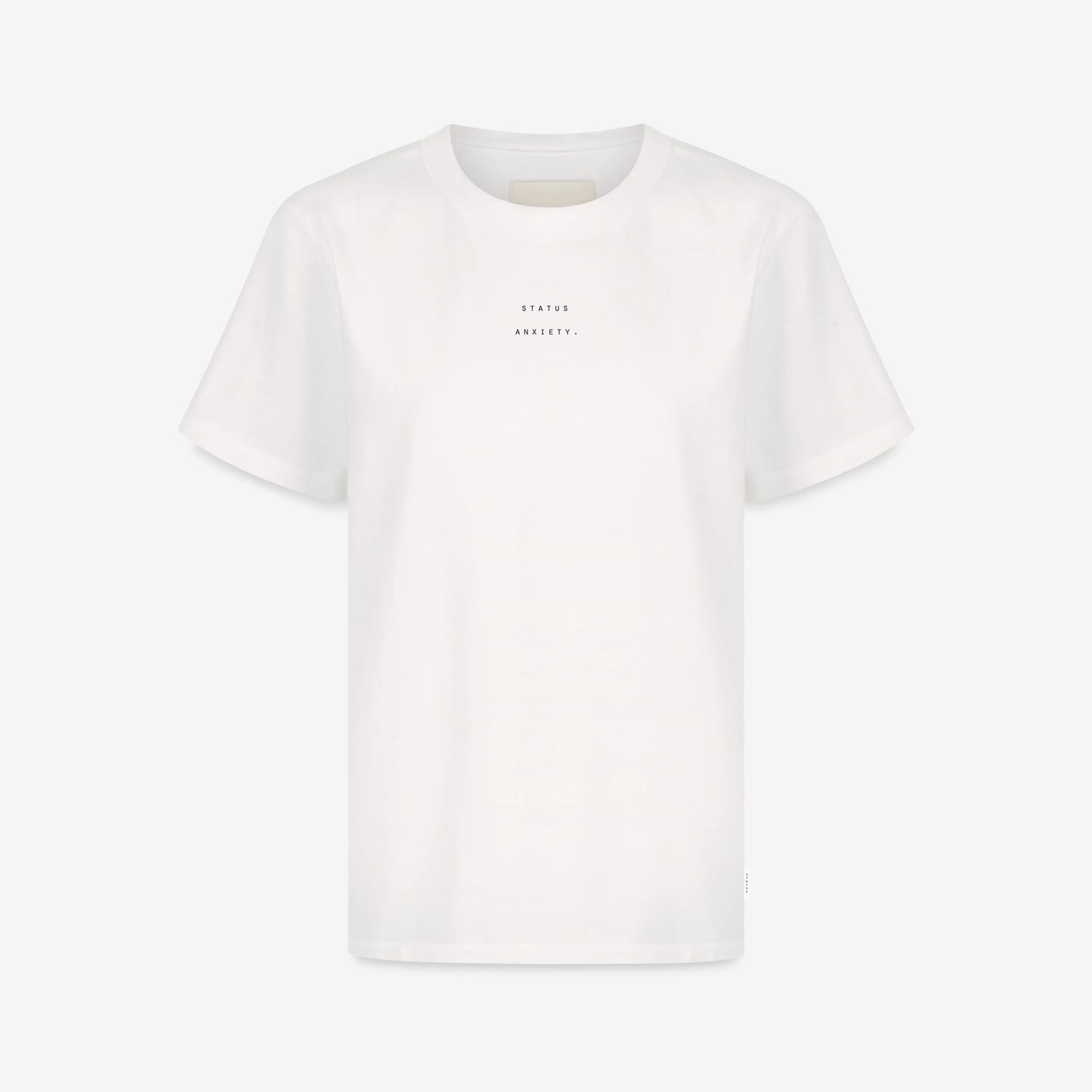 STATUS ANXIETY // Feels Right Tee OFF WHITE