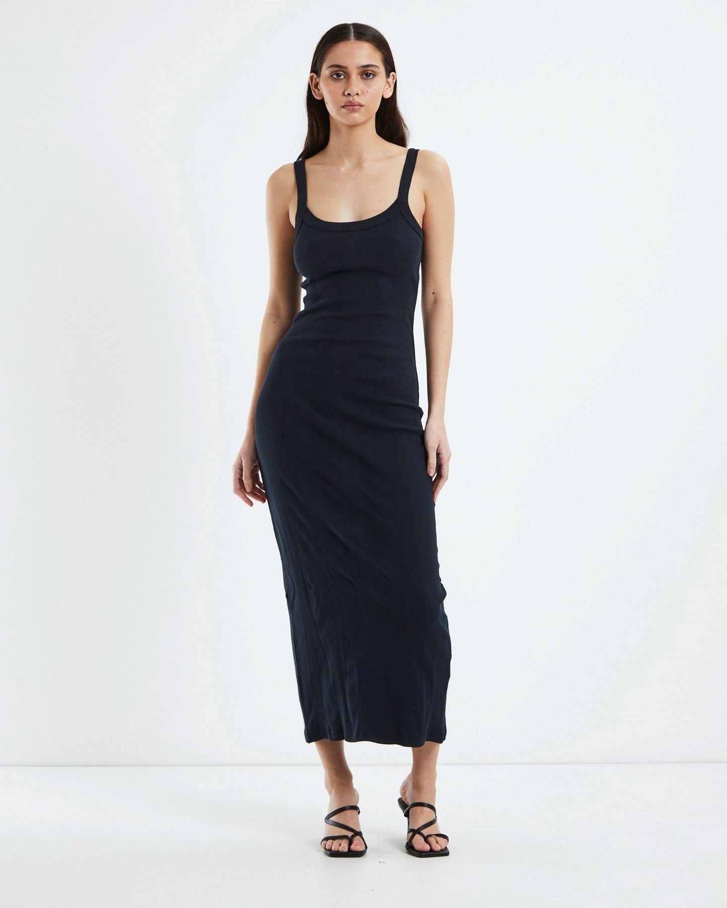 NEUW // Frenchie Rib Dress BLACK