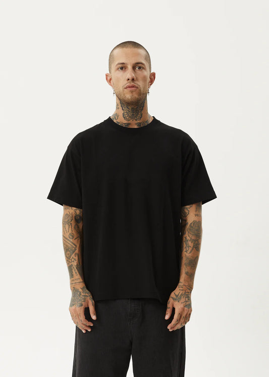 AFENDS // Genesis Heavy Box Tee BLACK