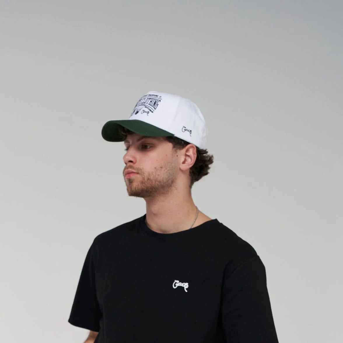 CRATE // Crate Half Court Snapback WHITE/PINE