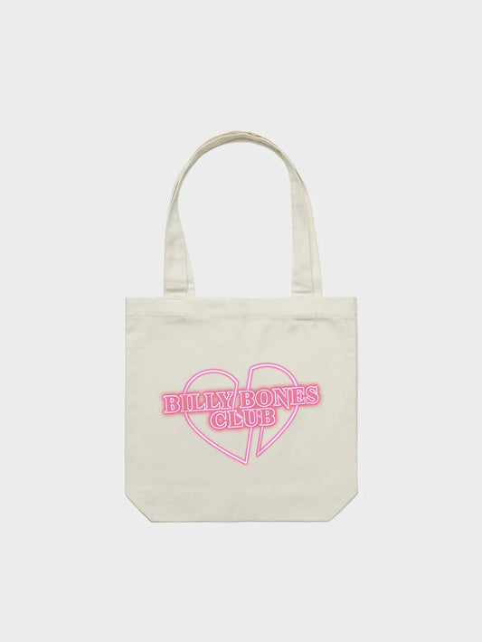 BILLY BONES // Tote Bag Heartbreaker Neon