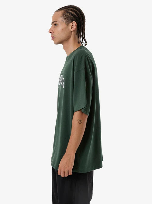 THRILLS // Hard Knocks Box Fit Oversized Tee SYCAMORE