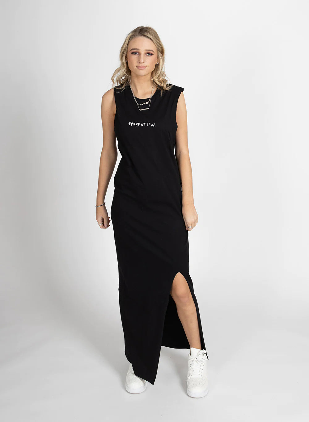 FEDERATION // Mimi Maxi Drawn BLACK