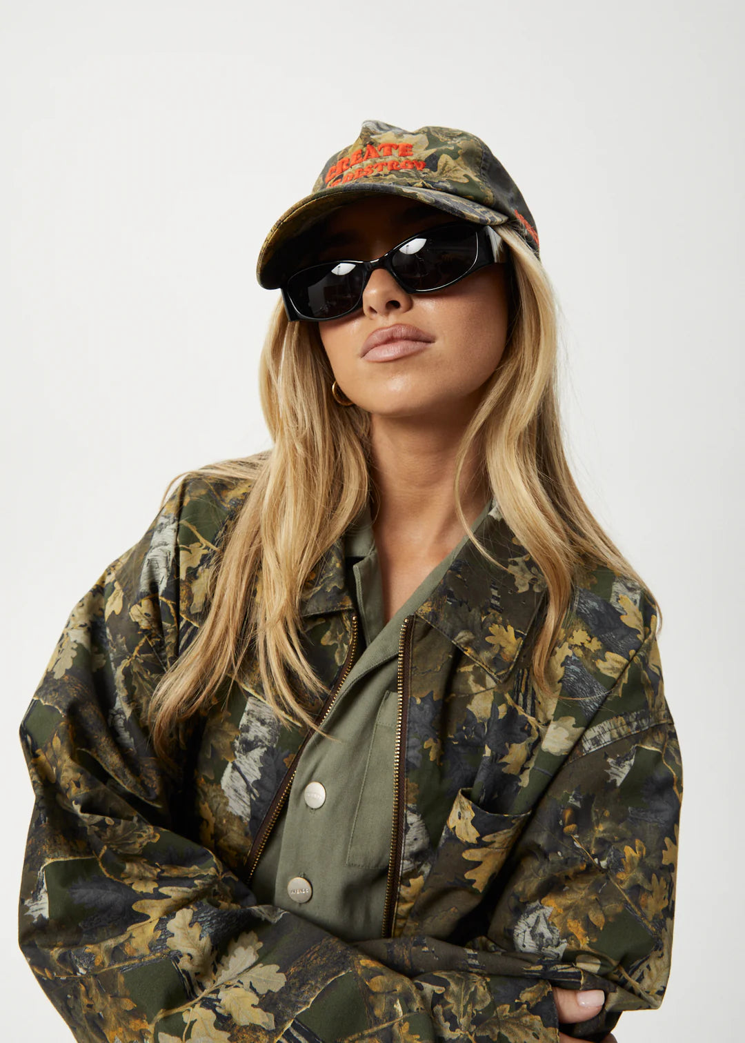 AFENDS // Find Me Trucker Cap CAMO