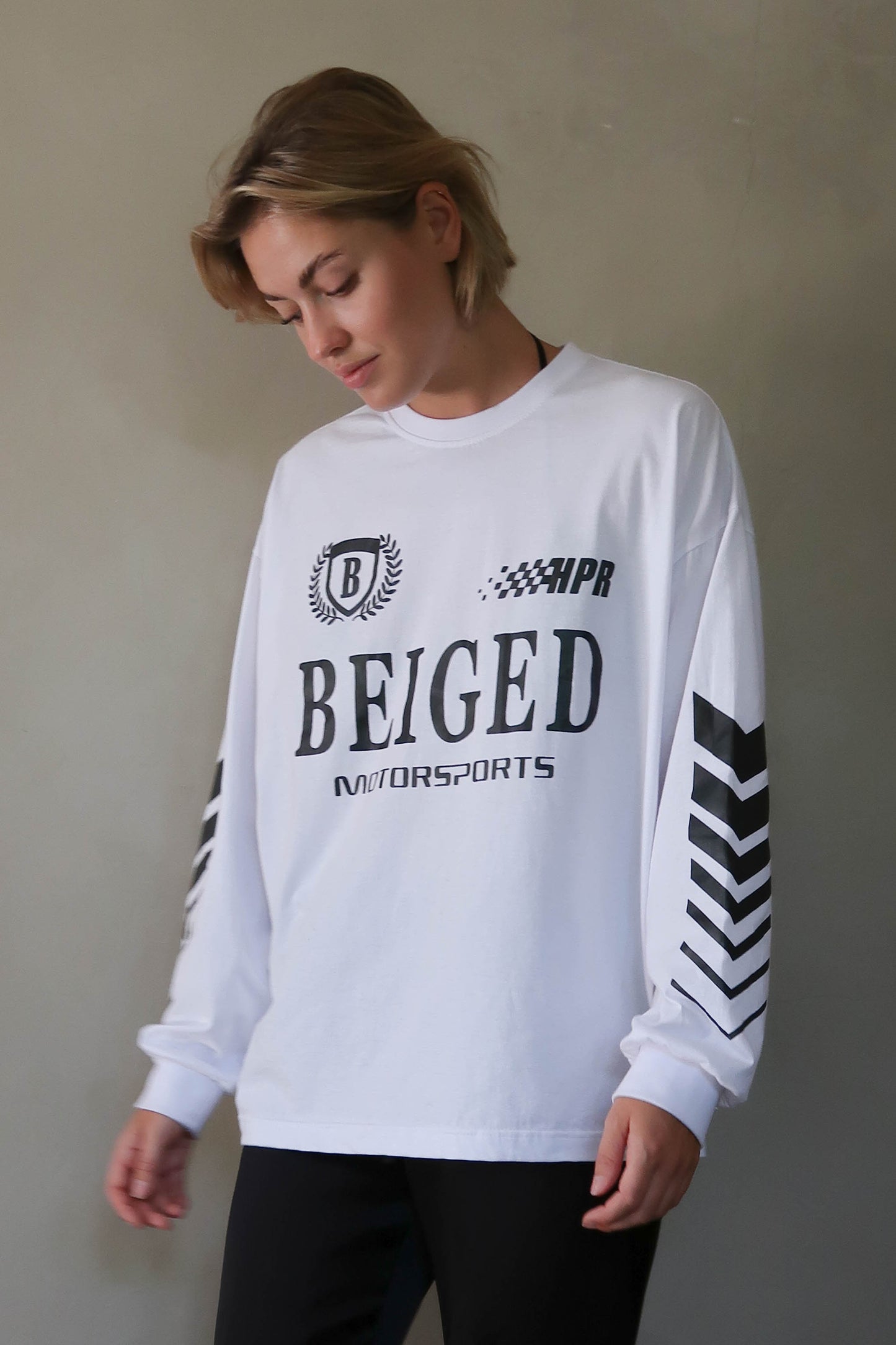 BEIGED // White Motorsports Tee