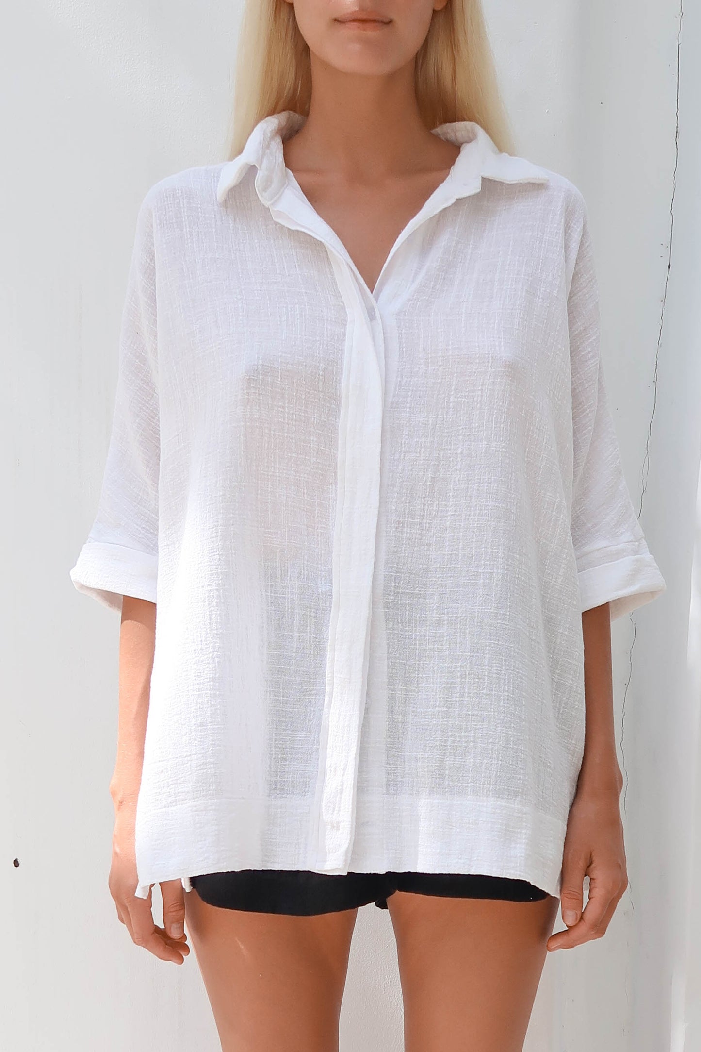 BEIGED // Isla Shirt WHITE