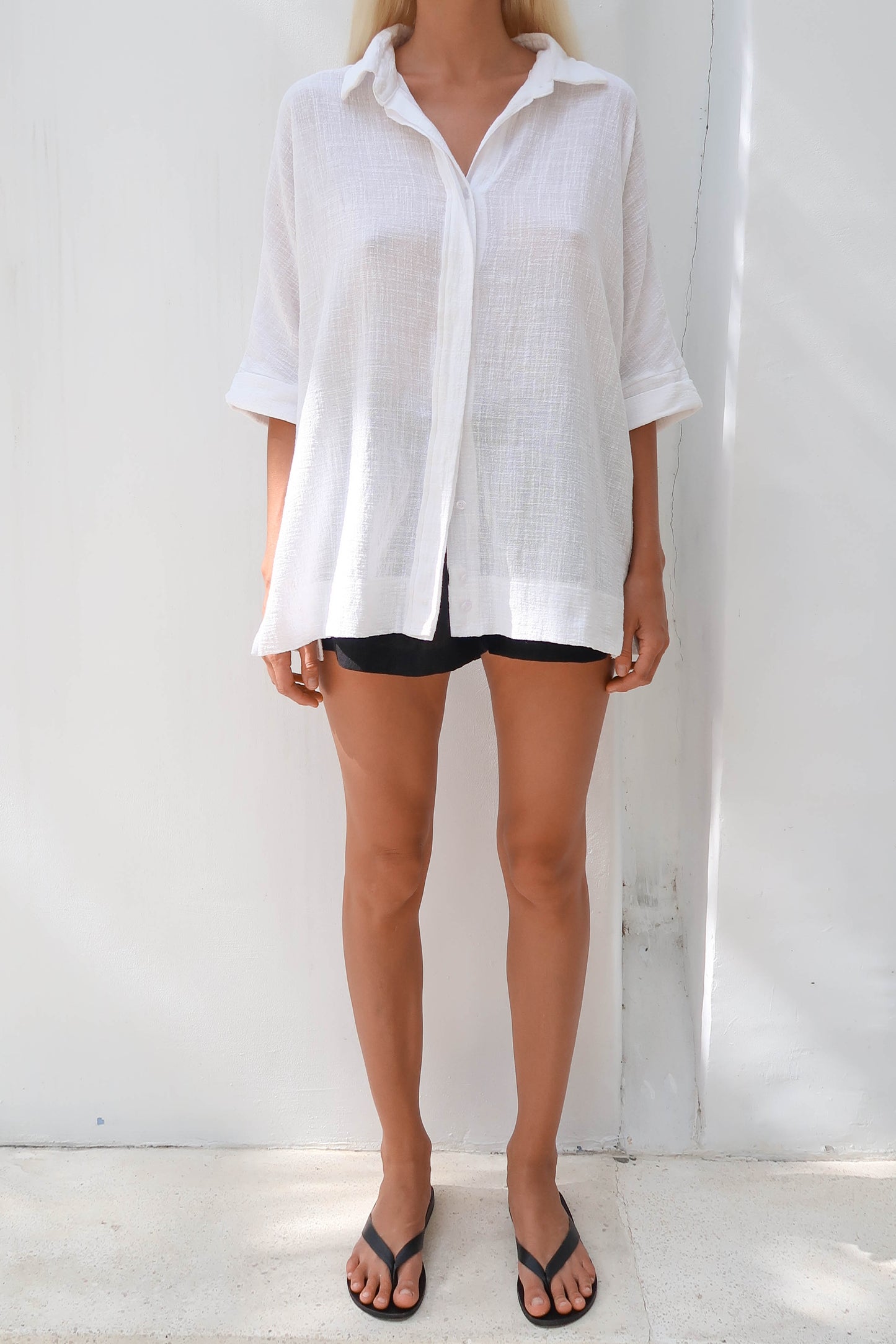 BEIGED // Isla Shirt WHITE