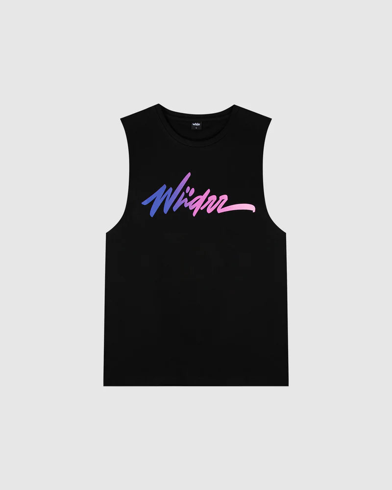 WNDRR // Artemis Muscle Top BLACK