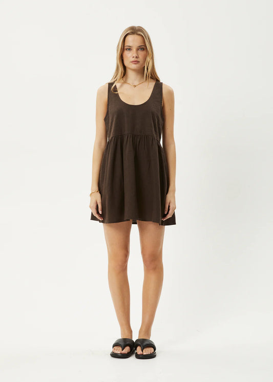 AFENDS // Jessie Mini Dress COFFEE