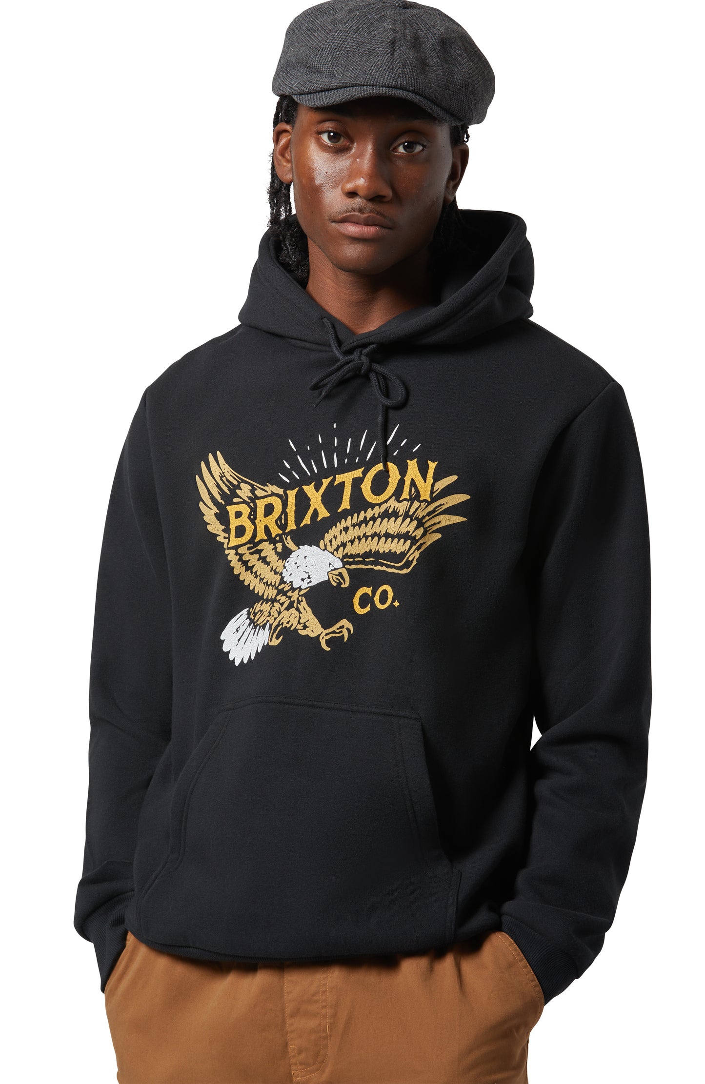 BRIXTON // Keeler Hoodie BLACK