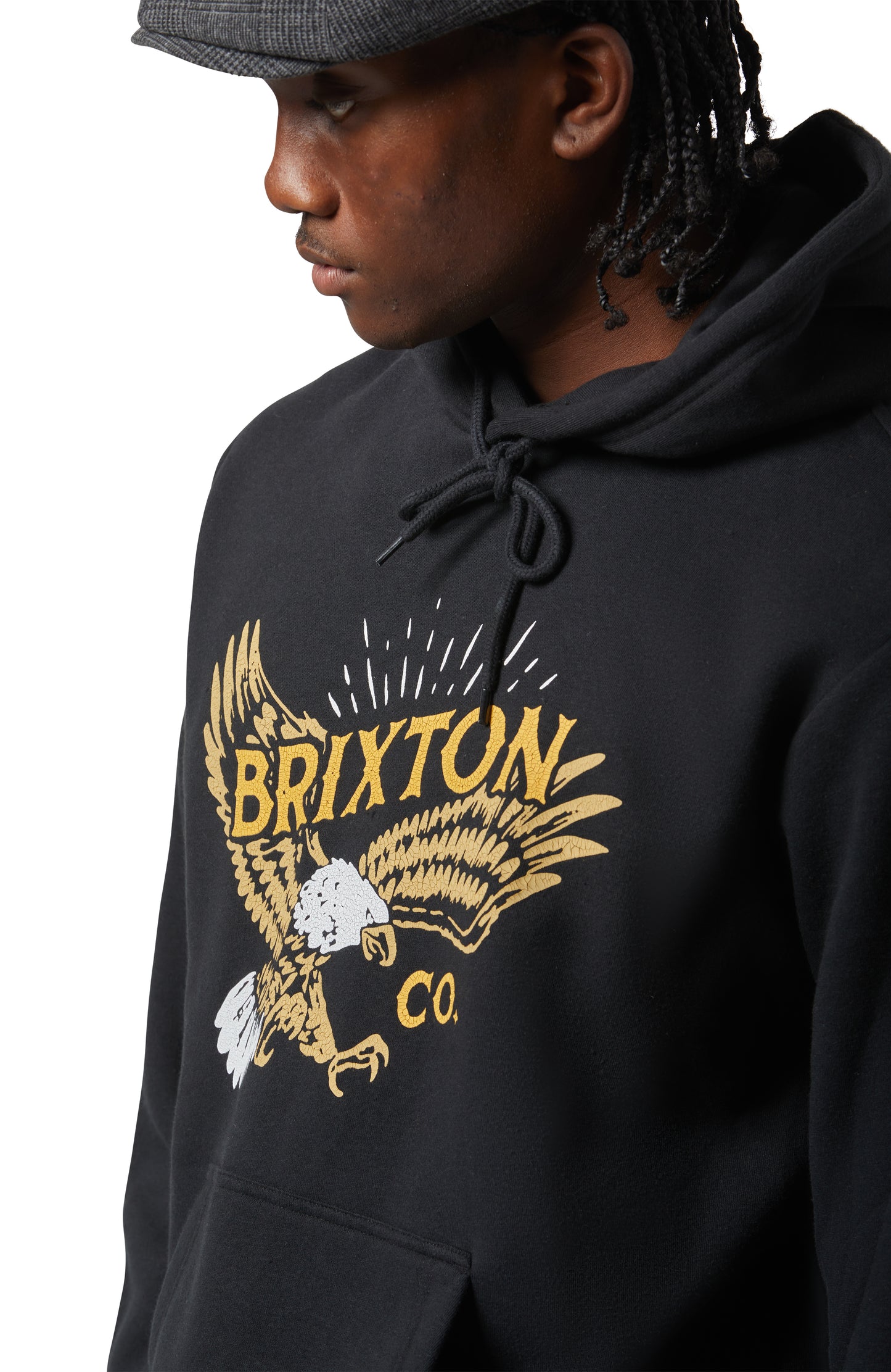 BRIXTON // Keeler Hoodie BLACK