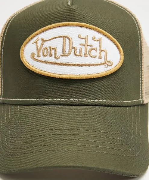 VON DUTCH // Unisex Trucker Hat KHAKI BEIGE