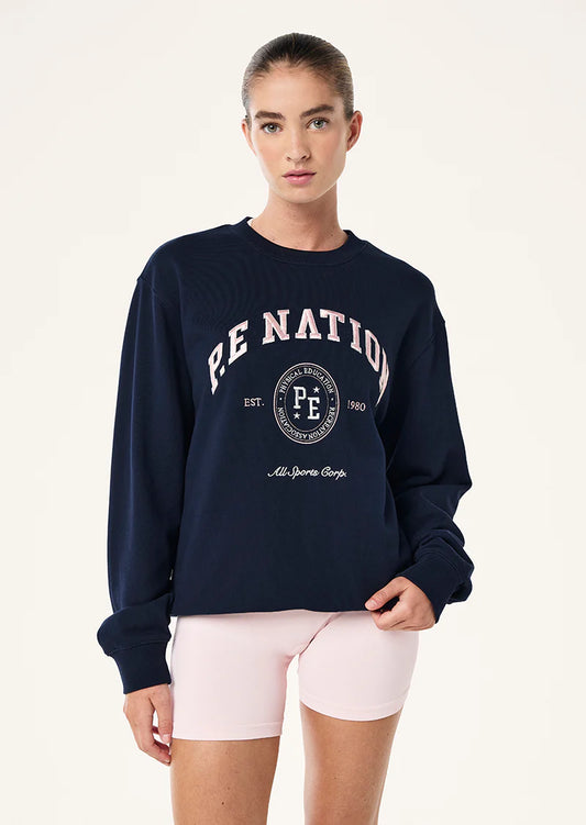 P.E NATION // Liberty Sweater DARK NAVY