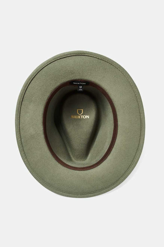 BRIXTON // Messer Fedora LIGHT MOSS