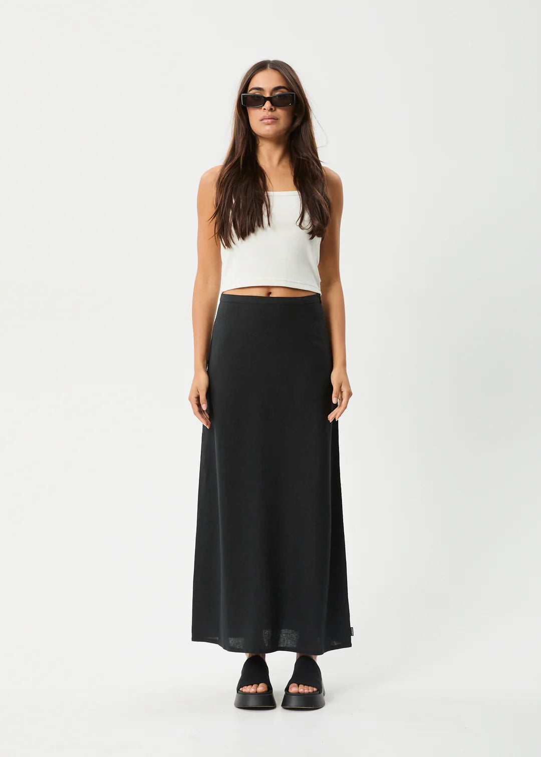 AFENDS // Lilo Maxi Skirt BLACK