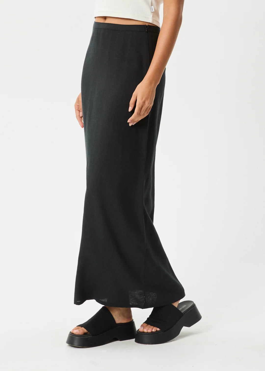 AFENDS // Lilo Maxi Skirt BLACK