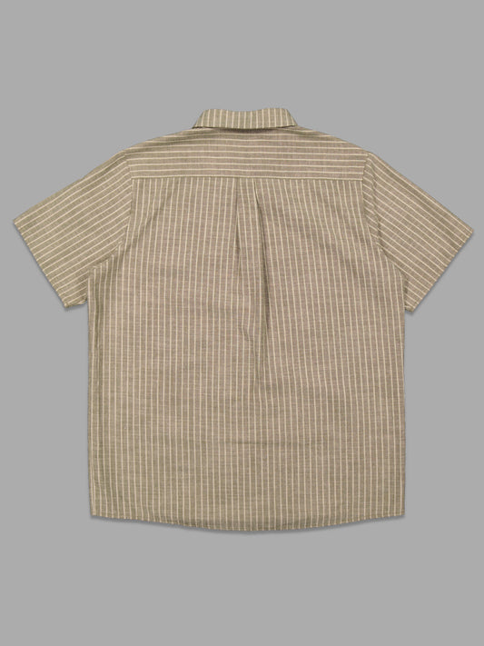 JAF // Longitude SS Shirt LICHEN STRIPE