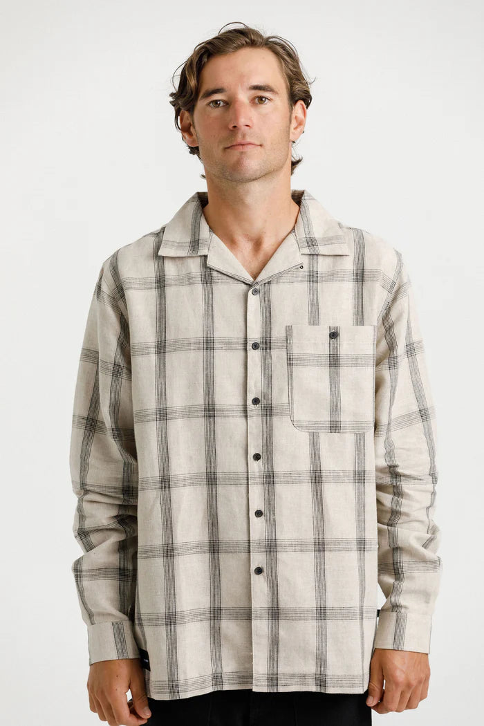 THING THING // Longsleeve Trope Shirt OAT PLAID