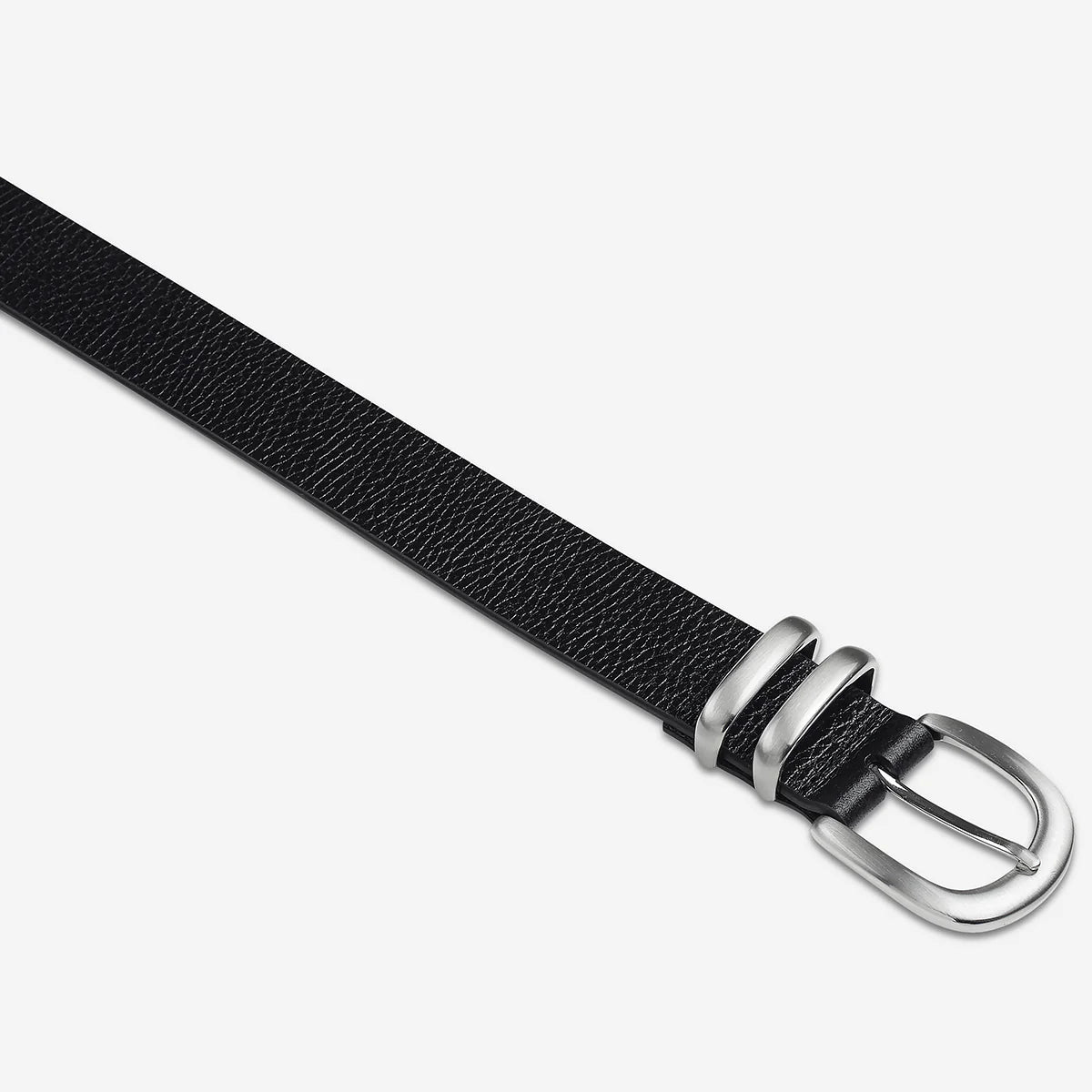 STATUS ANXIETY // Let It Be Belt BLACK/SILVER