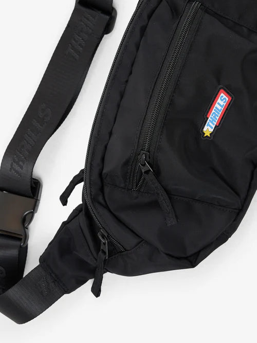 THRILLS // Lockstar Hip Bag BLACK