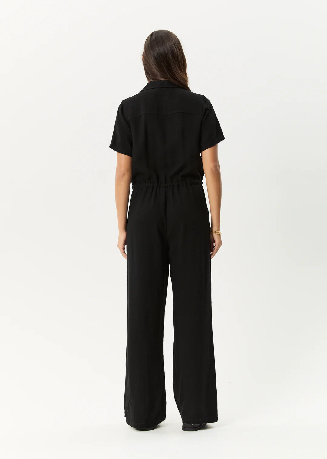 AFENDS // Mason Relaxed Jumpsuit BLACK