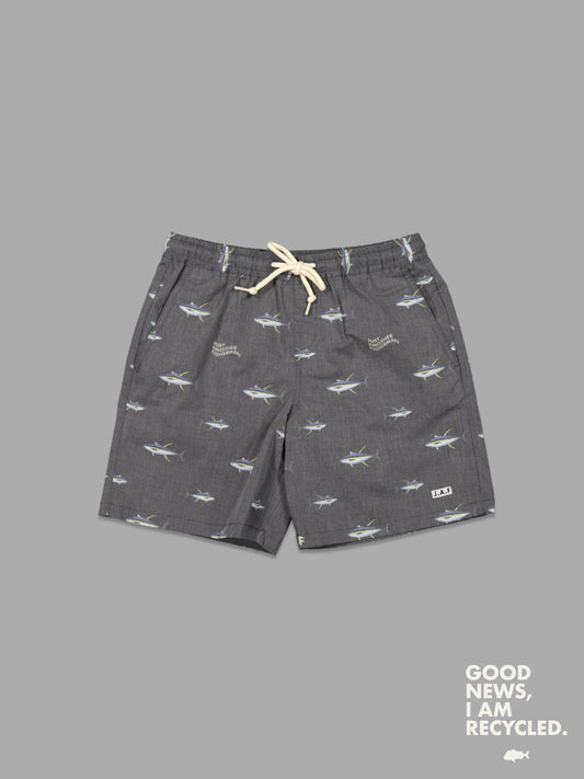 JAF KIDS // Mini Sickle Shorts AGED BLACK