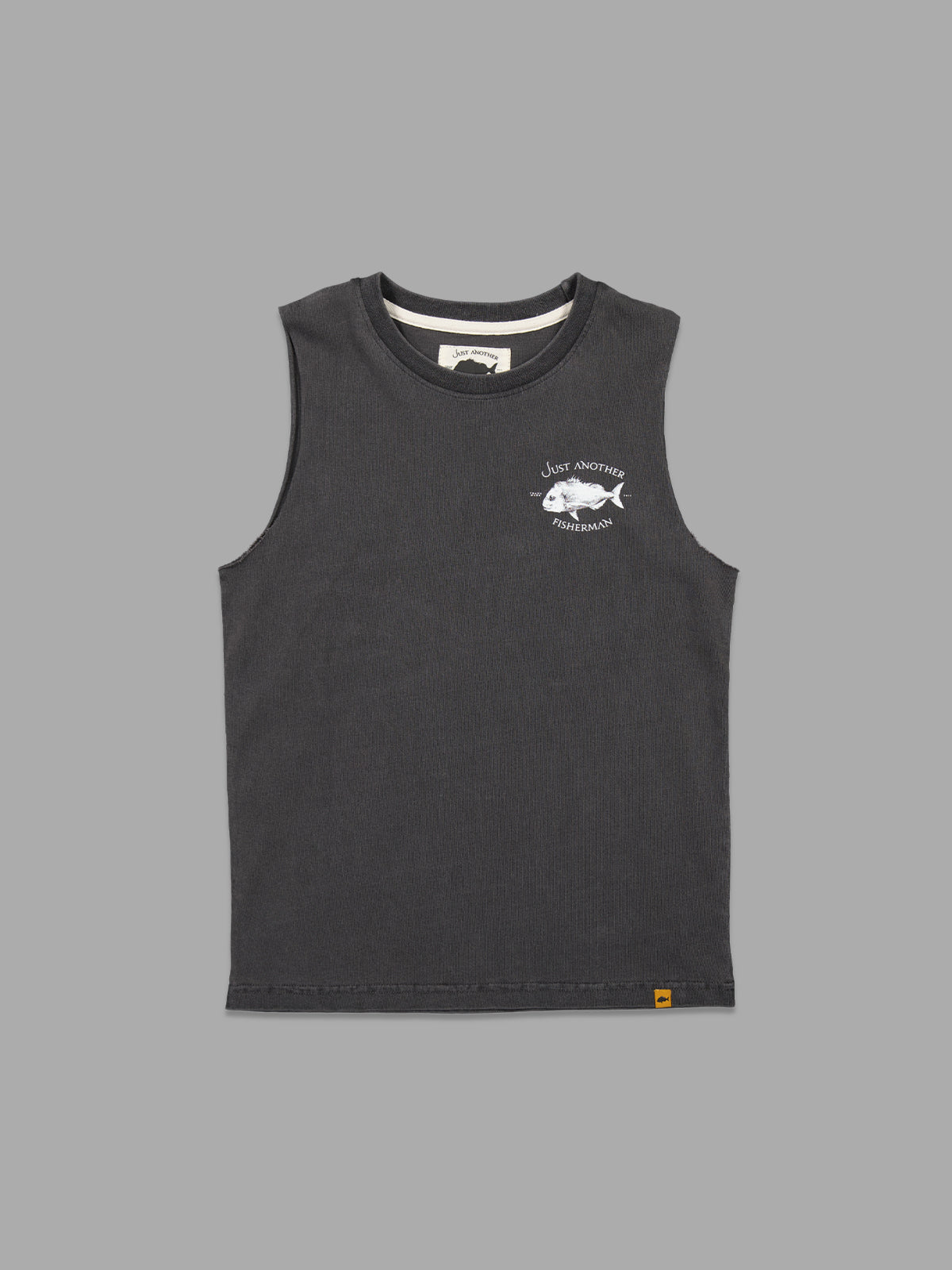 JAF KIDS // Mini Snapper Logo Tank AGED BLACK