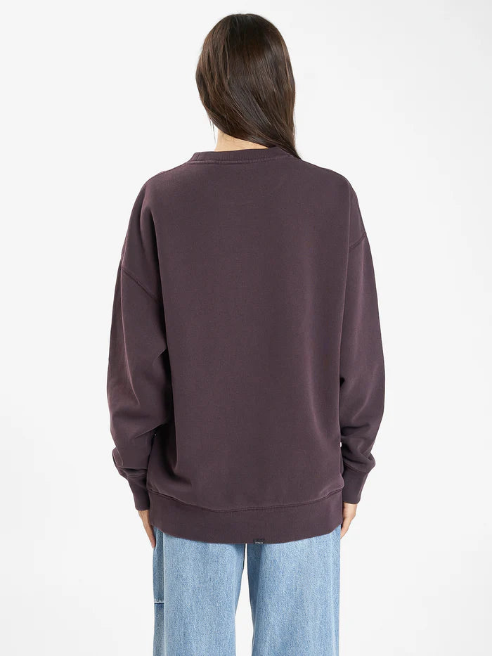 THRILLS // Minimal Slouch Crew DEEP PLUM