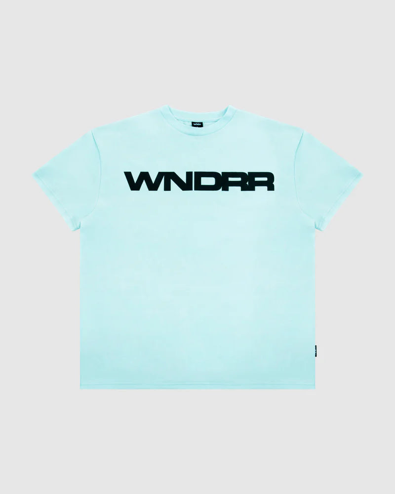 WNDRR // Motif Box Fit Tee BABY BLUE