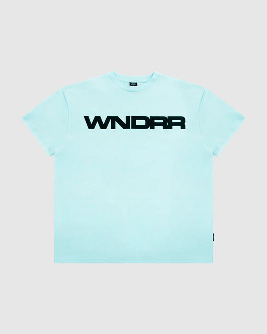 WNDRR // Motif Box Fit Tee BABY BLUE