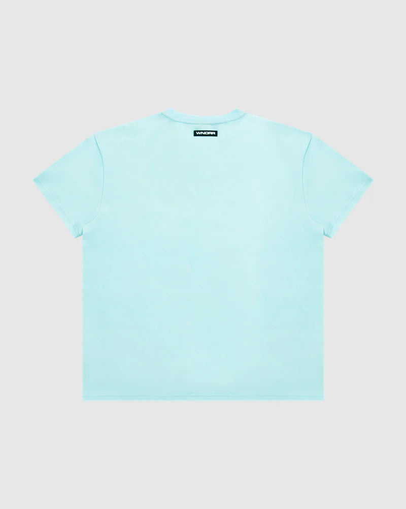 WNDRR // Motif Box Fit Tee BABY BLUE