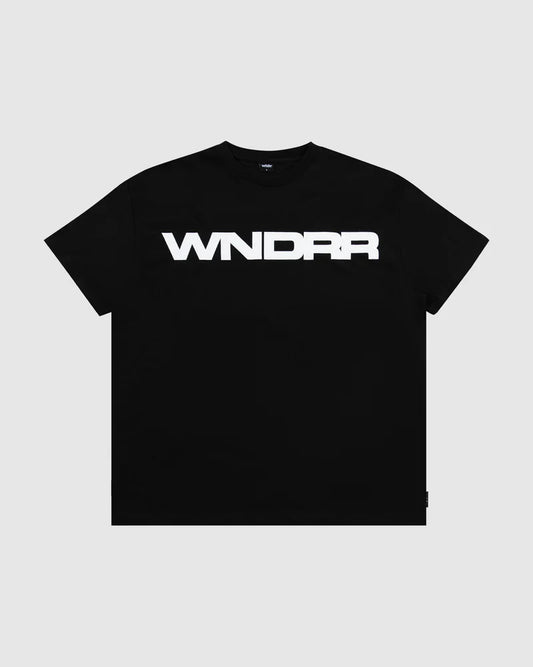 WNDRR // Motif Box Fit Tee BLACK