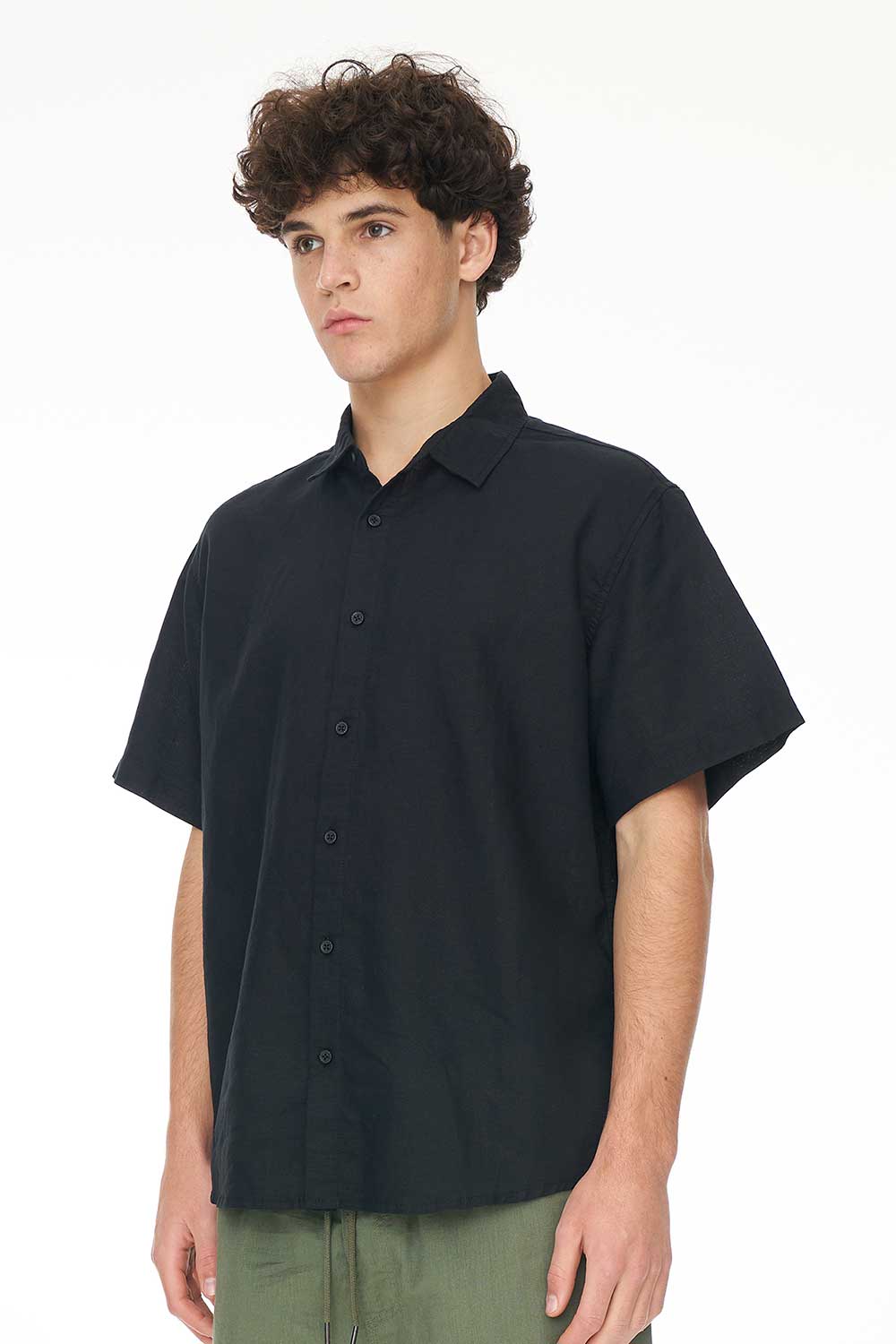 HUFFER // Lin-In SS Shirt BLACK