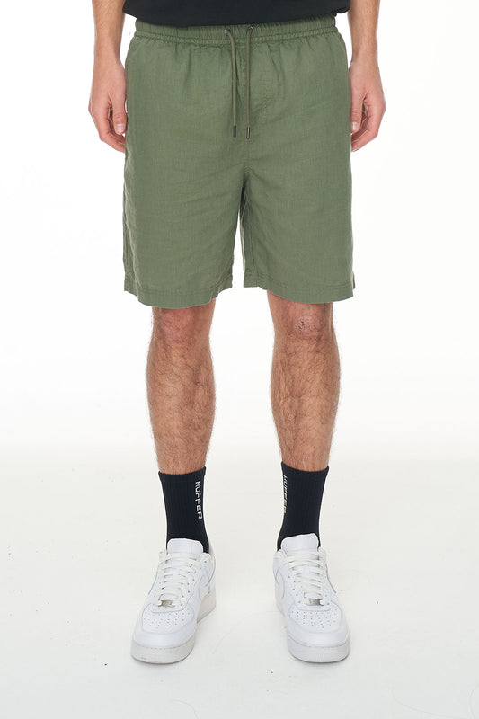 HUFFER // Lin-In Relax Short KHAKI