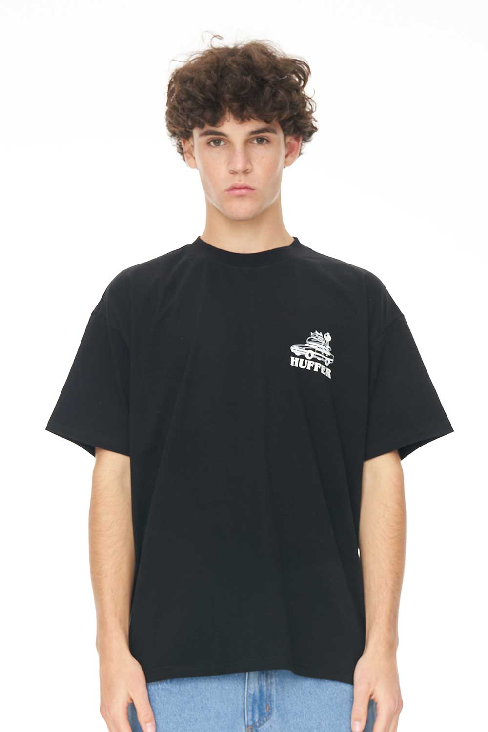 HUFFER // Block Tee Roadie BLACK