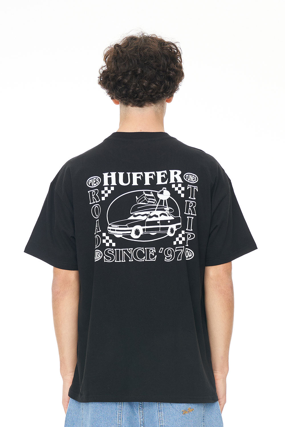 HUFFER // Block Tee Roadie BLACK