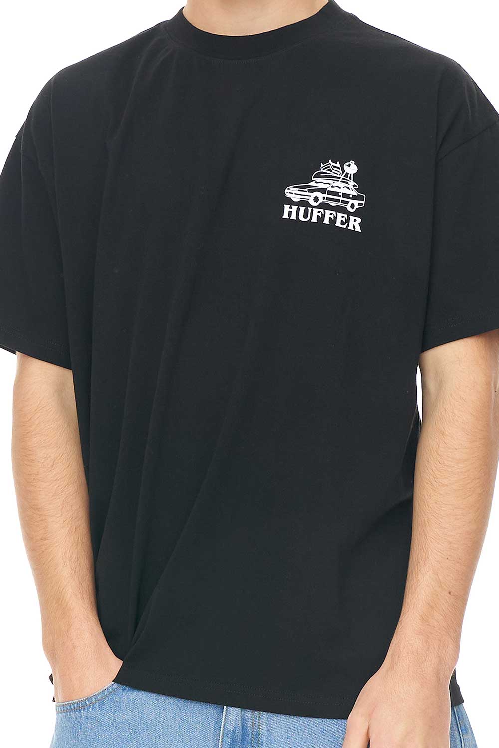 HUFFER // Block Tee Roadie BLACK