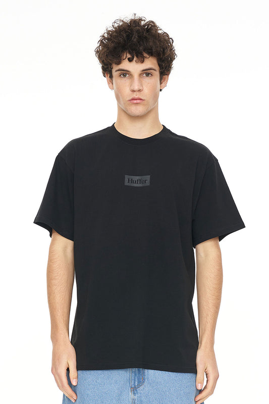 HUFFER // Sup Tee Boxed In BLACK