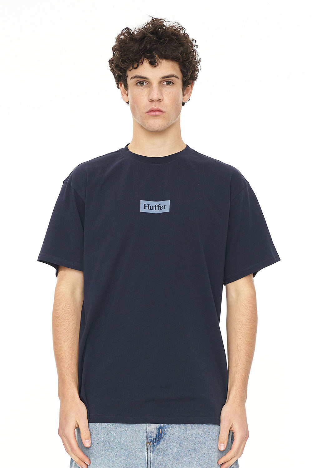 HUFFER // Sup Tee Boxed In NAVY